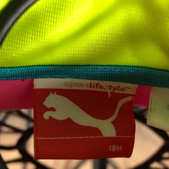 PUMA hit pink toddler girl matching set 18m NEW - Picture 5 of 8